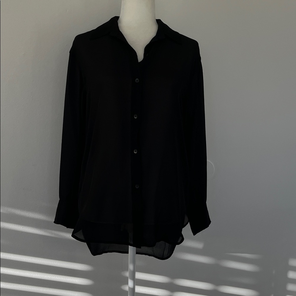 Abercrombie & Fitch Black Women's Button Down Shirt